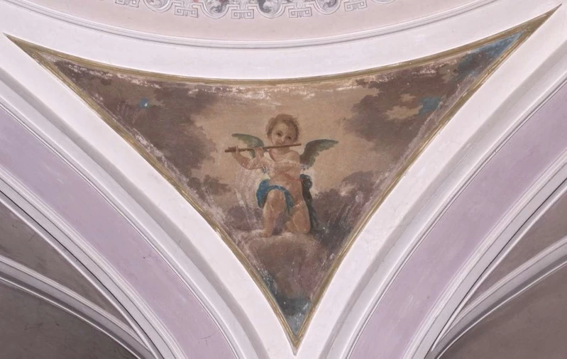 Angioletto con flauto, Calusco d'Adda, Bergamo